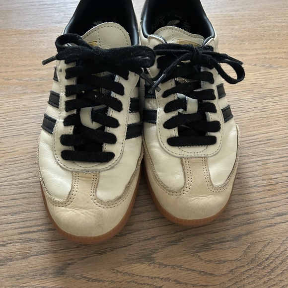 adidas Originals Samba OG "Cream White/Core Black/Sand Strata" Women's Shoe - Picture 5 of 9